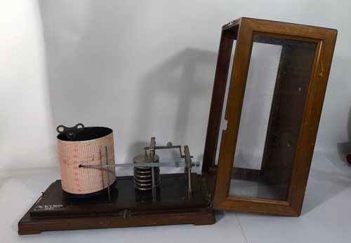 Ancien baromètre barographe - baromÈtre,