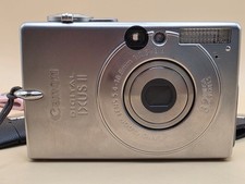 Canon Digital IXUS II 3.2MP + Batteries, Charger & 128 Mb SD Card – Tested, Box