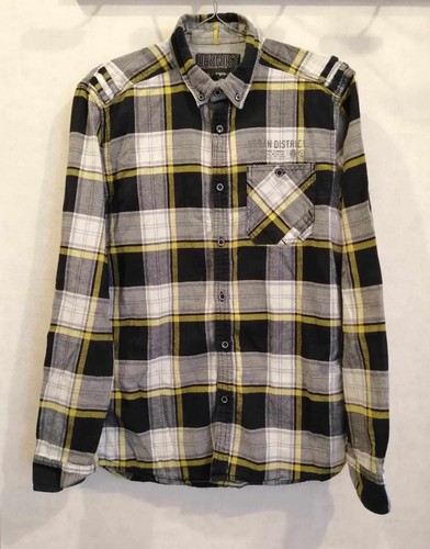 Chemise noire jaune - chemise,