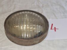 Lentille Fresnel Verre Projecteur Lampe SNCF Gremer Ou Autre Entourage Cuivre