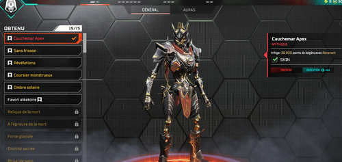 Compte apex legends heirloom