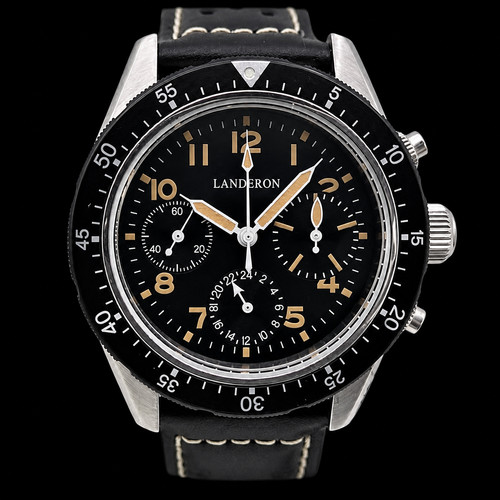 Landeron chronographe pilote - chronographe,