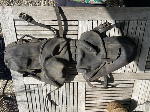 Double fontes sacoches cuir - double,