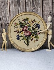 Tapisserie canevas fleurs