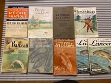 Lot 9 Livres sur La Pêche 