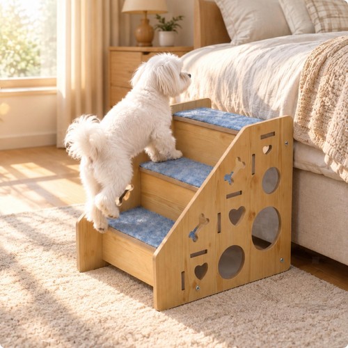 Escalier bois pour animaux - en,