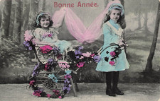 CP ELEGANT LITTLE GIRLS & FLOWER WHEELCHAIR