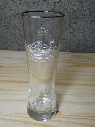 Verre brasserie mont blanc - du,