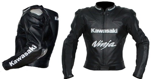 Kawasaki veste cuir moto - kawasaki,
