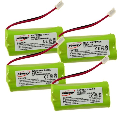 Batterie rechargeable pour - batterie, 4x