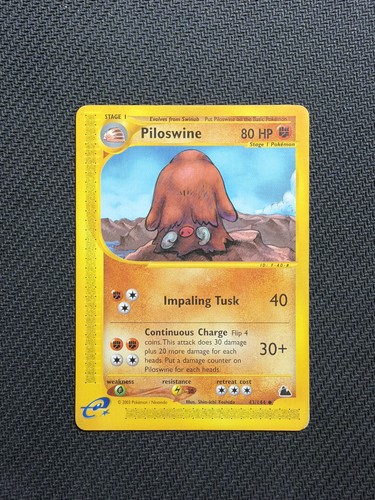 Pokemon tcg piloswine 144 - tcg, 43/144