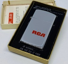 Vintage rare zippo 1974 rca - zippo,