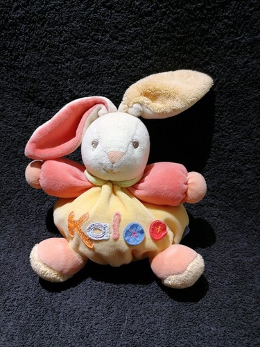 Doudou peluche lapin patapouf - peluche,