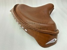 JUPE EN CUIR MARRON HARLEY