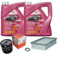 Mahle Inspection Set 8 L mannol Legend + 0W-40 pour Ford Transit Bus
