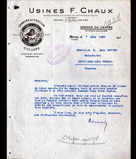 BRIVE (19) ALLASSAC FACTORY / CALCIUM CARBIDE Cyclops "F. CHAUX" in 1935