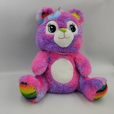 Peluche ours fluo multicolore