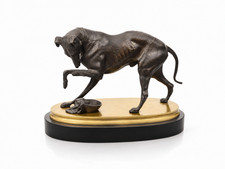 Bronze animalier chien