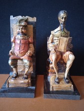 Paire de Serre Livres en Bois
