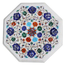 Table En Marbre D'Angle Fait