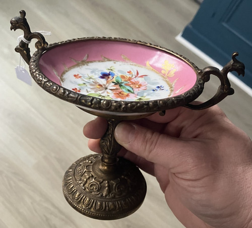 Joli baguier coupe - baguier, porcelaine