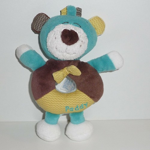 Doudou hochet ours sauthon - hochet,