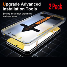 2 x Screen Protector For Samsung Galaxy S25 Ultra S24 S23 S22 Auto Alignment Kit