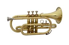 Cornet NOUVELLE FINITION LAITON Bb Flat COFFRET RIGIDE SANS CORNET + EMBOUT B...