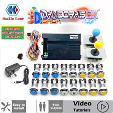 Pandora Saga 3d EX 10000 in 1 - arcade cabinet HDMI/VGA WIFi  LED  Bleu & jaune