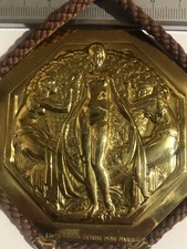 MEDAL MÉDAILLE PLAQUE TURIN