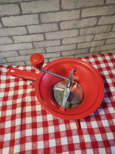 Presse puree vintage rouge - presse,