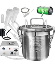 Hantop 12 L Milking Machine - stainless steel and Rechargeable Pump- Pro model