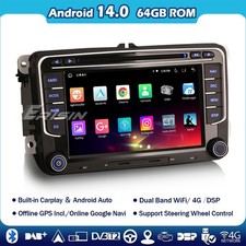 Android 14 Autoradio 4+64GB