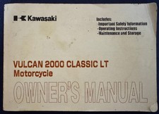 Kawasaki 99987-1416 Vulcan 2000 Classic LT Motorcycle Owner's Manual