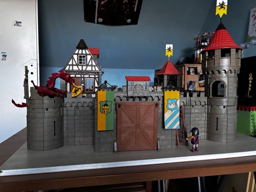 Playmobil château fort - château,
