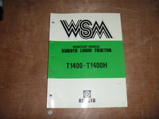Kubota T1400 T1400H Lawn Tractor Shop Service Repair Manual xz