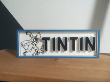 plaque logo cinema tintin