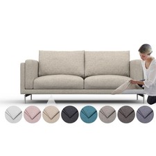 Housse confortable pour canapé 2 places Nockeby - mélange de cachemire...