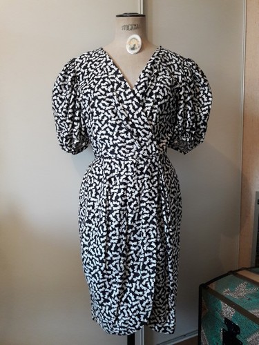 Robe vintage manches - robe,