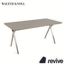 Table De Conférence Walter Knoll En Bois Grise 160 X 80 Cm