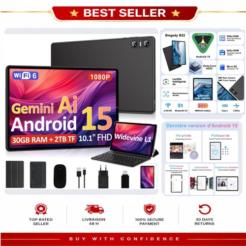 Tablette pouces android 15 - tablette,