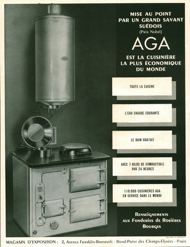 Publicité ancienne aga - publicité, la