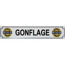 Plaque émaillée : GONFLAGE