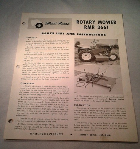 Original wheel horse lawn - wheel,
