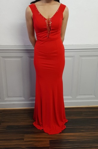 Robe longue sirene - robe, rouge