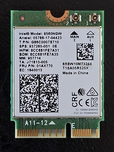 Intel 9560ngw carte - carte, réseau