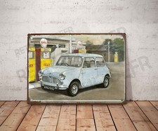 Plaque métal vintage austin