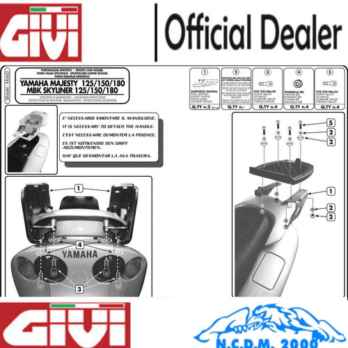 Attaque arrière givi monolock - attaque,