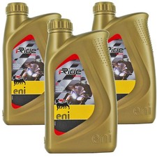 3Lt oil ENI i-RIDE RACING 2T 100% synthetic MOTORCYCLE SCOOTER UNIVERSAL