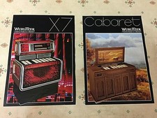 Jukebox DEUTSCHE WURLITZER X7+CABARET.. 2 Publicites Flyer commerciales d'époque